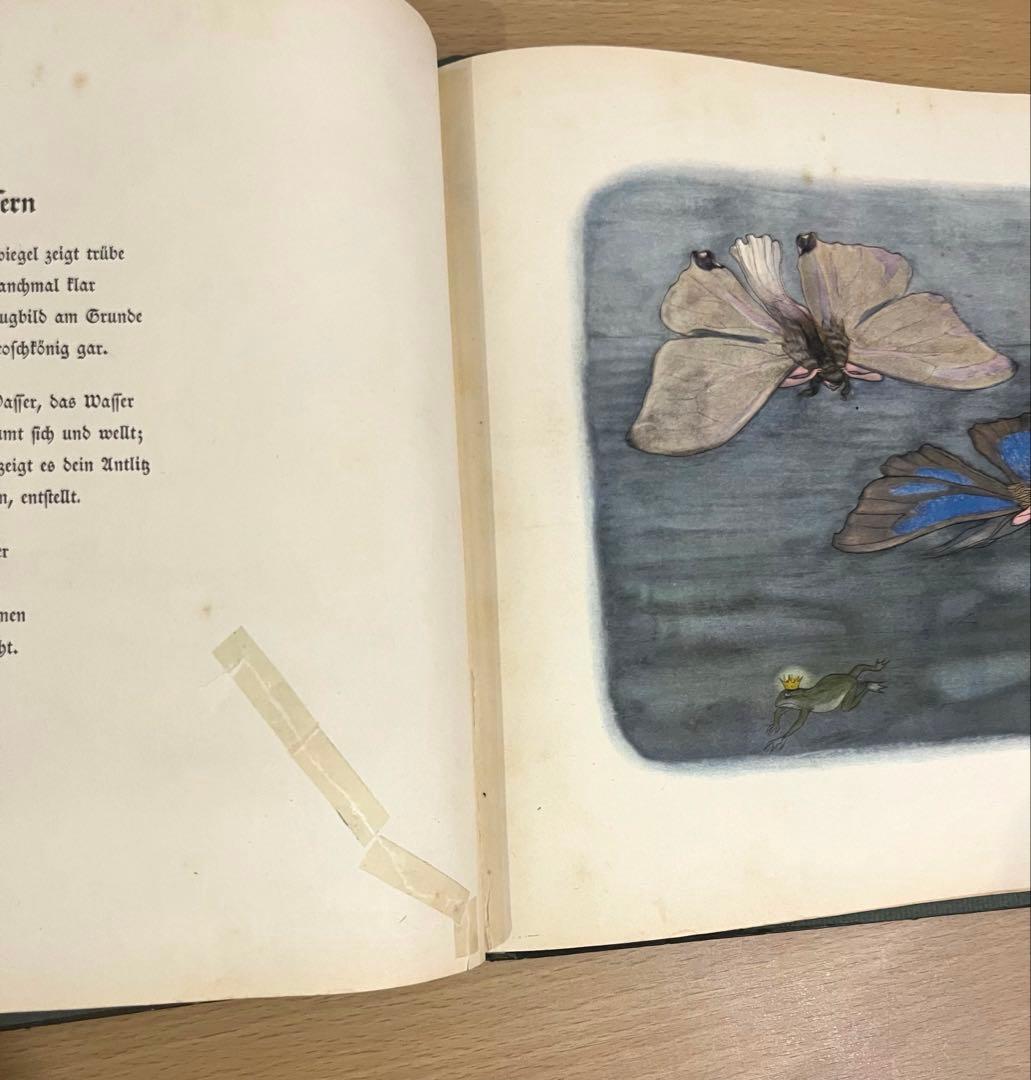 No.321レア 超希少 アンティーク 古書 洋書 ドイツ 絵本 ビンテージ