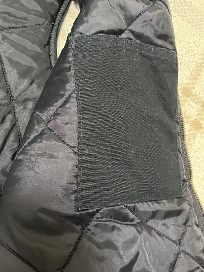 カーハート ダックベスト　L ブラック　黒　グッドフェード　US規格