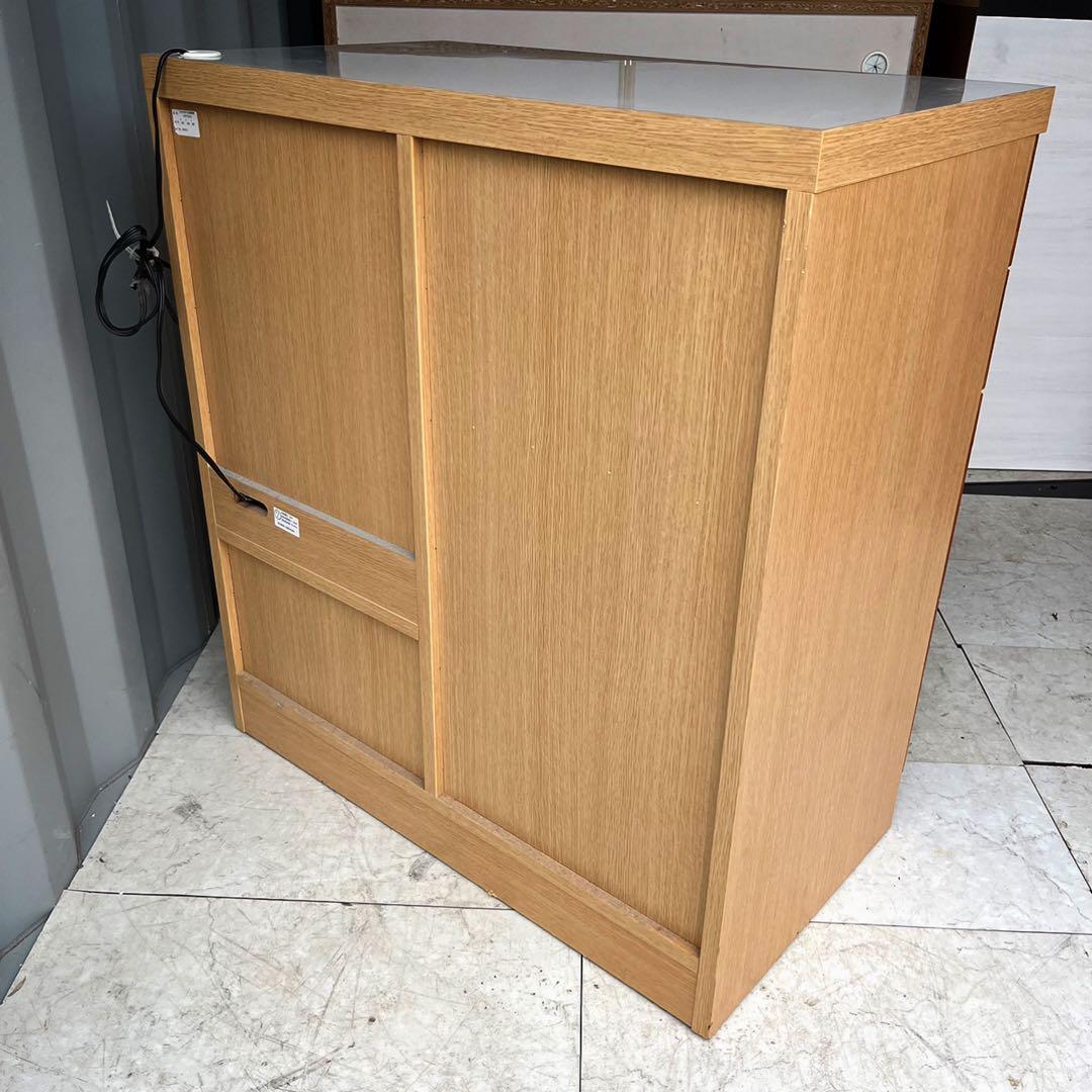 取付無料！ウニコ ヒュッテ 天然木北欧風ナチュラルレンジボード カウンター✨