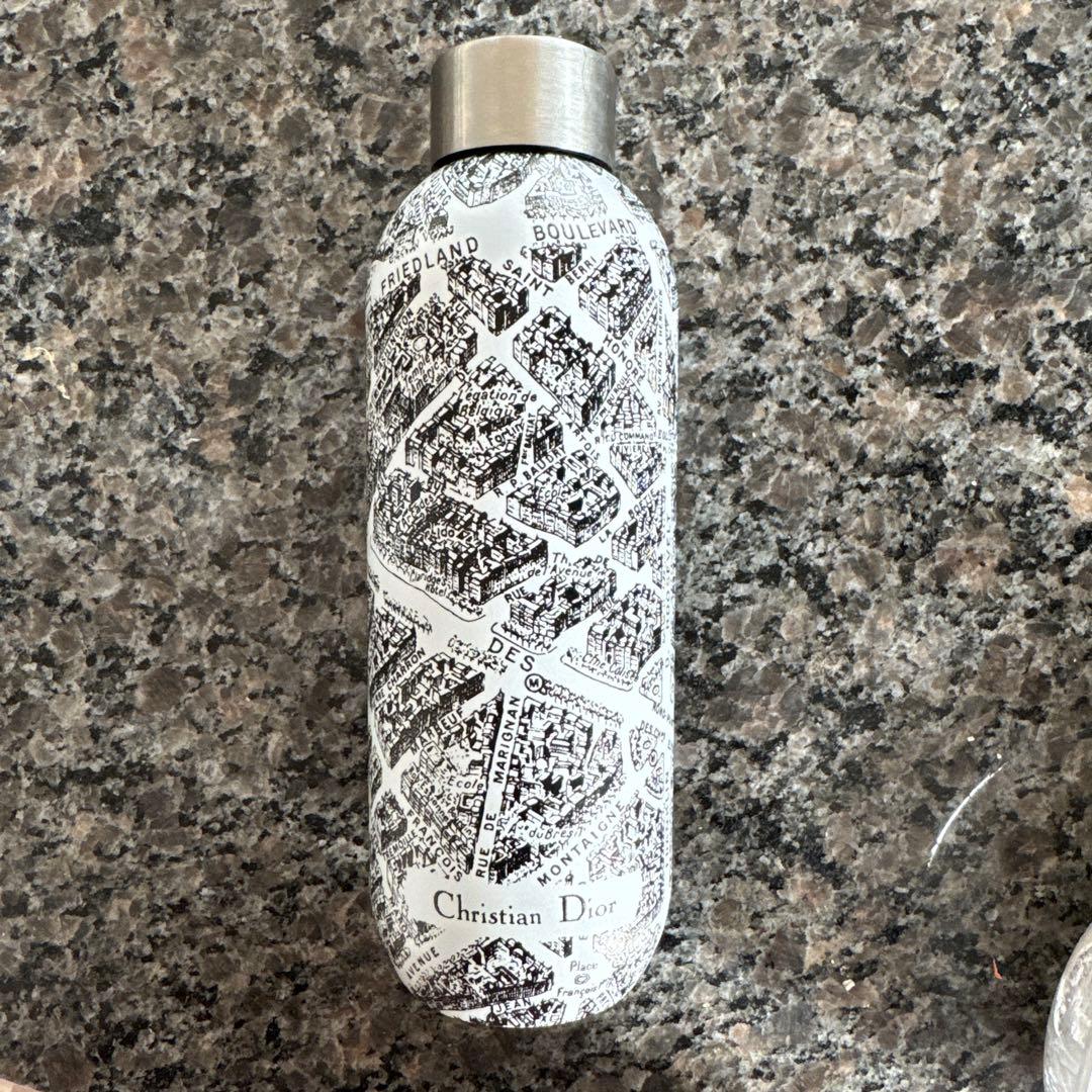 Christian Dior 地図柄 ウォーターボトル プラン ドゥ パリ