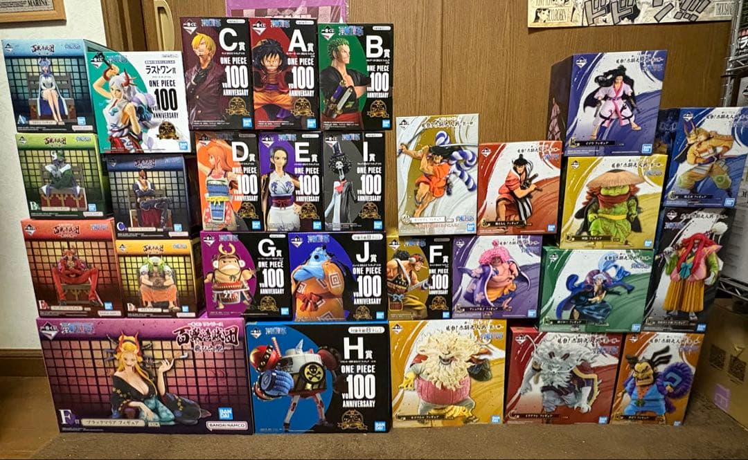 ワンピース 一番くじ　フィギュアまとめ　ワノ国　赤鞘九人男　vol.100