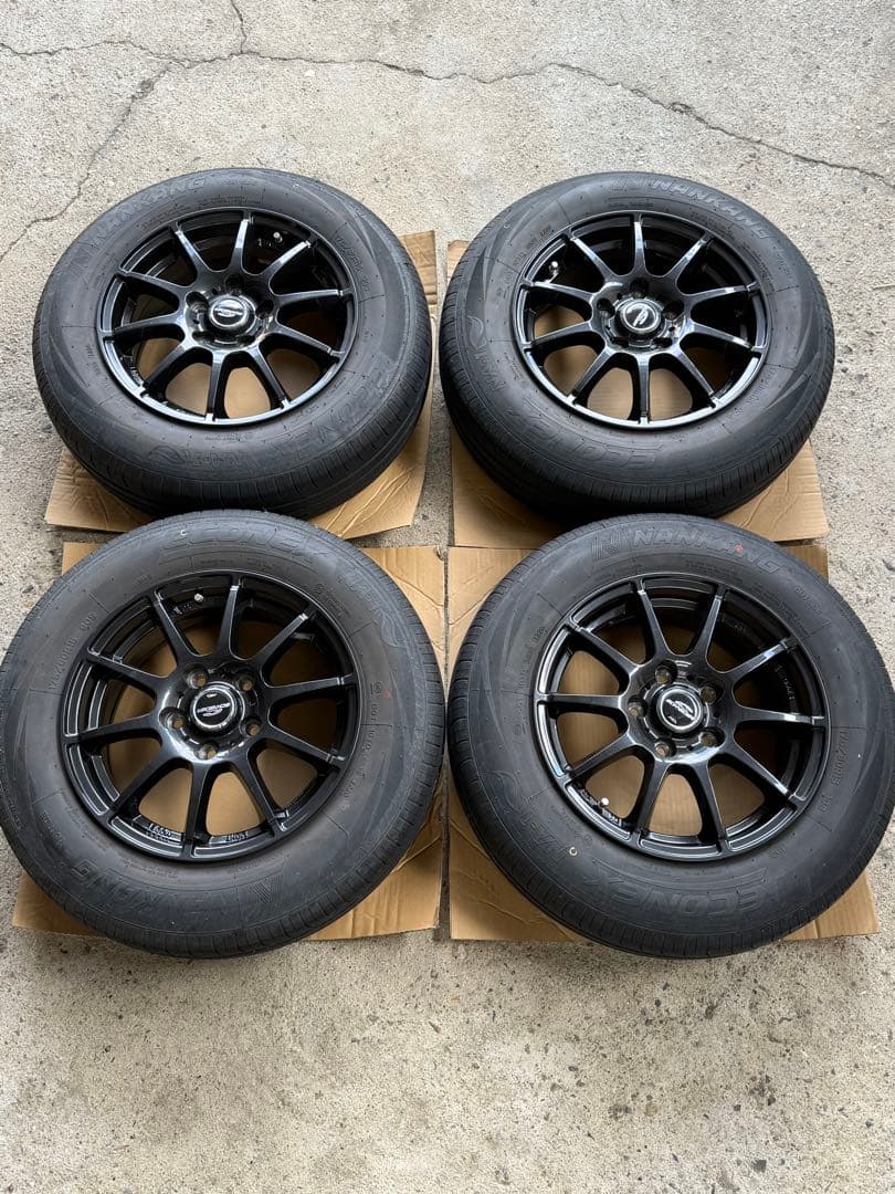 送料無料パジェロミニ 15インチタイヤホイールセット