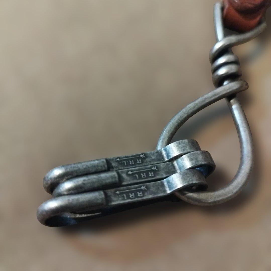 【新品·未使用】RRL レザー キー フォブ