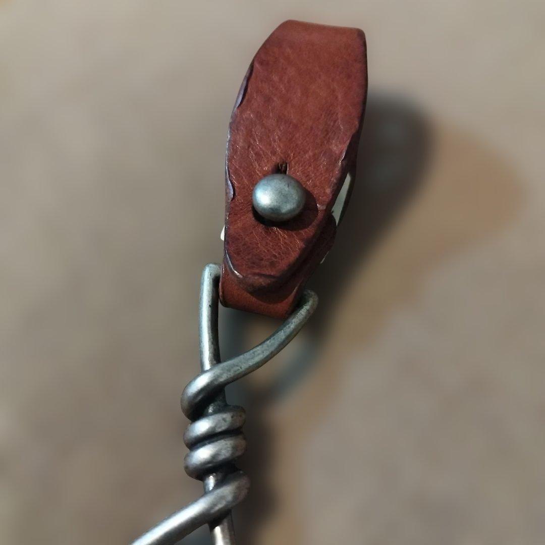 【新品·未使用】RRL レザー キー フォブ