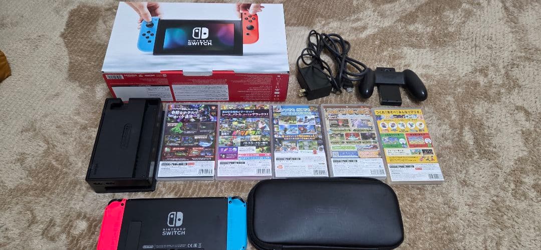 Switch スイッチ 本体+ソフト5本セット