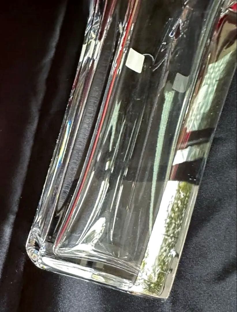 Baccarat ジェネロ　サイト　ベース　ほぼ未使用　クリスタルガラス 花器