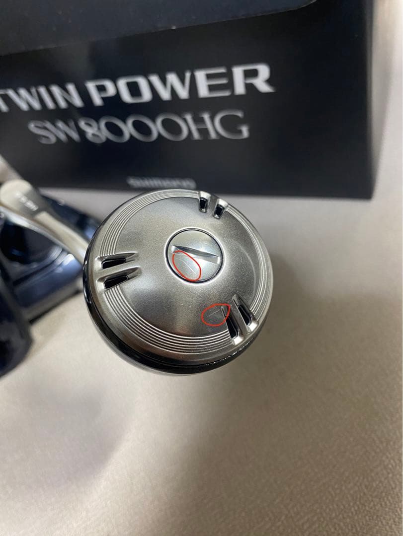 21ツインパワーsw 8000hg ボディーのみ　スプール無し