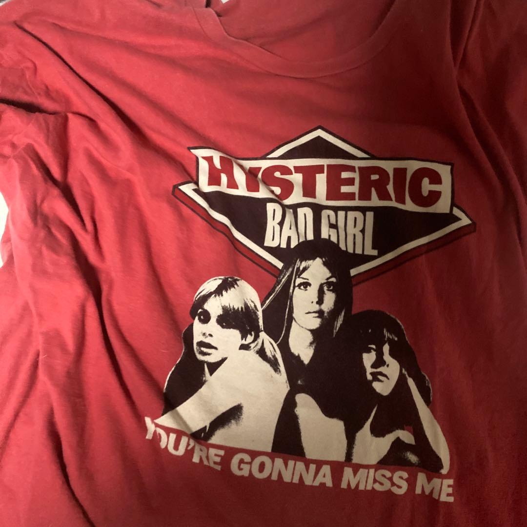 HYSTERIC BAD GIRL Tシャツ レッド