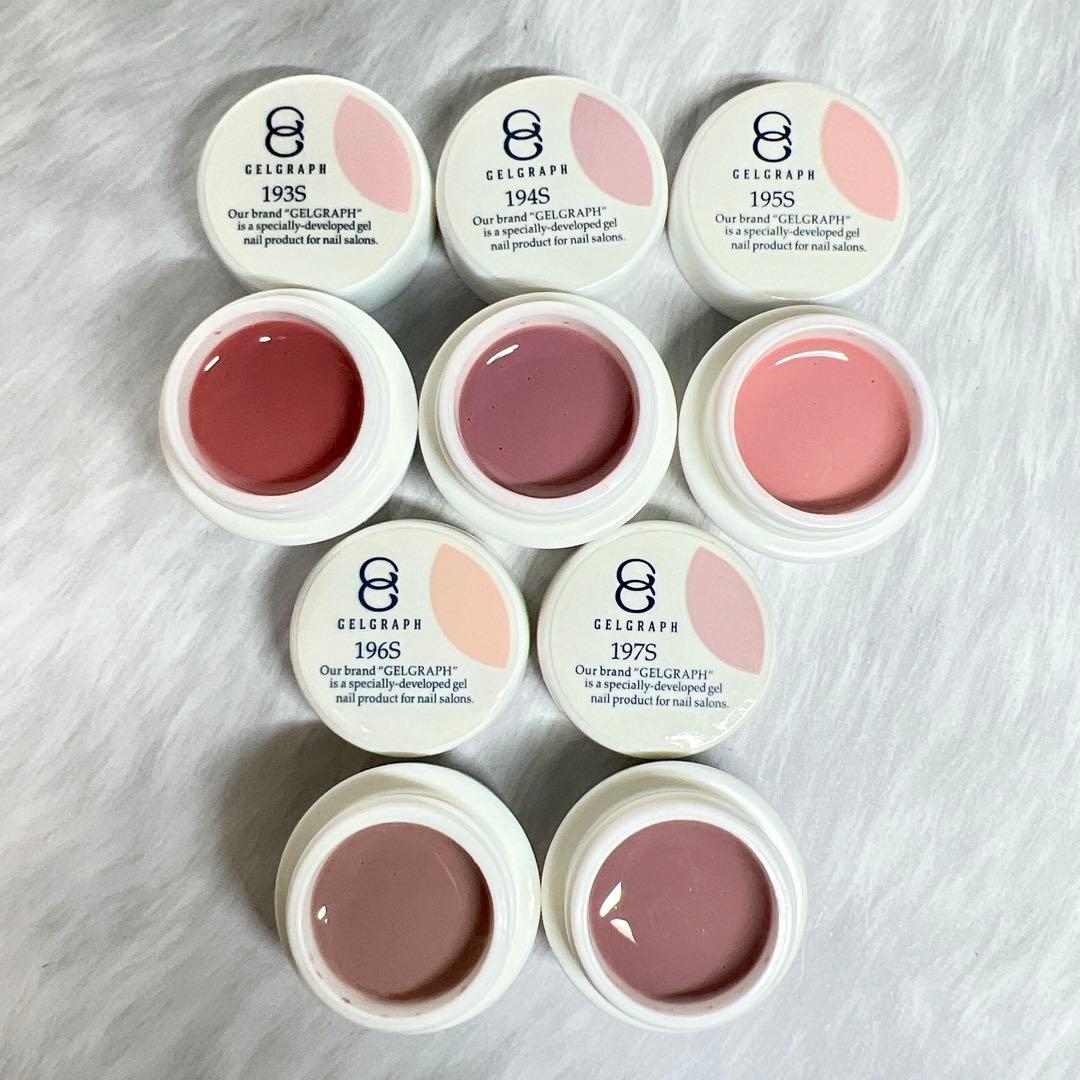 CELGRAPH ジェルネイルカラーセット5色　シアーカラー　クリアカラー　32