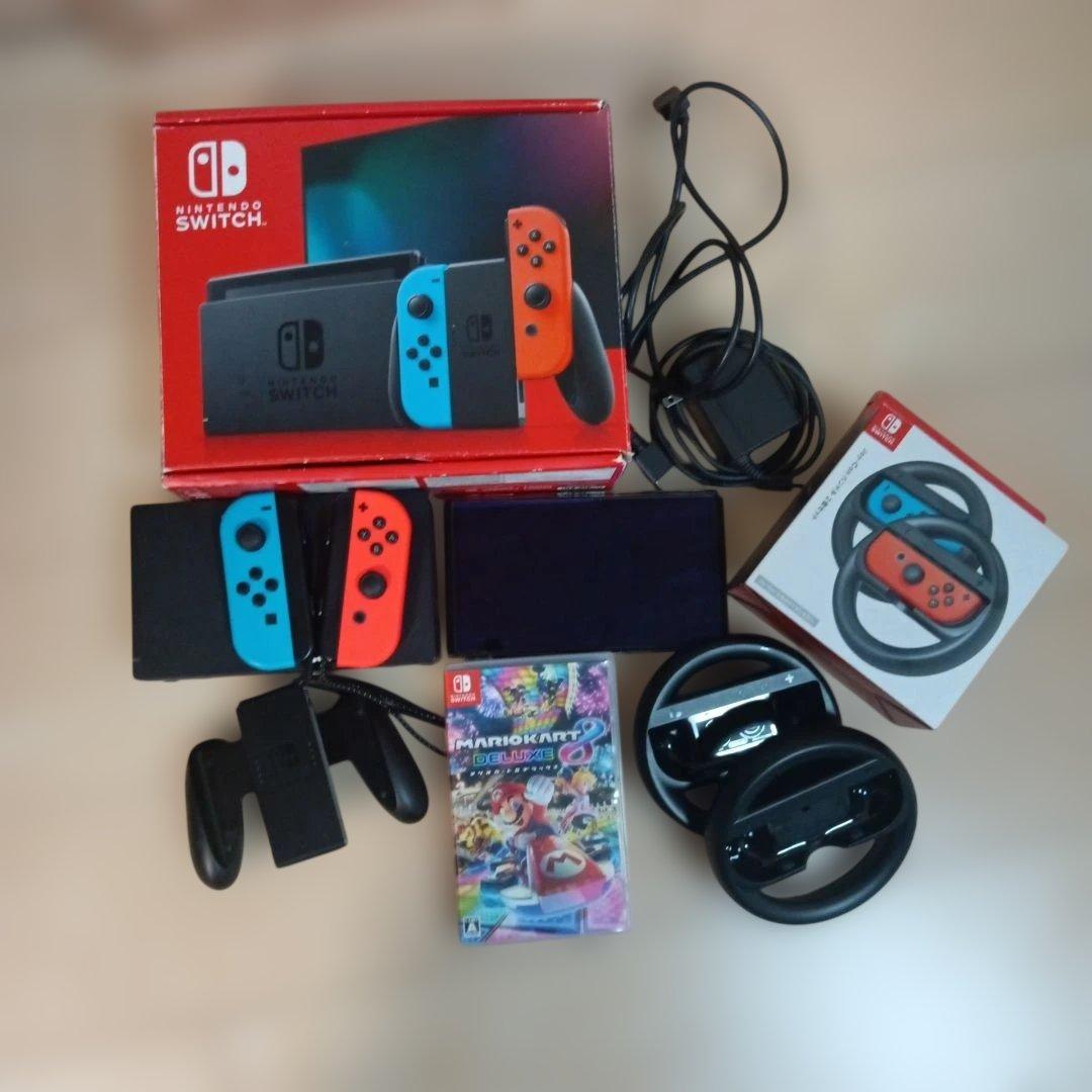 Nintendo Switch 本体 Joy-Con、マリオカートDX8セット