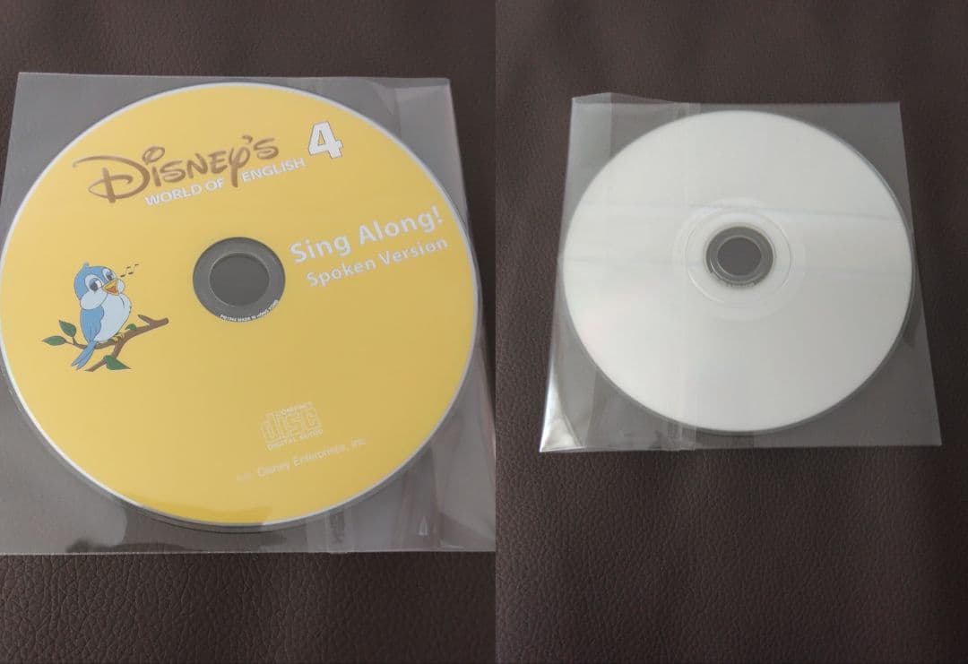 Disney ディズニー Sing along シングアロング DVD CD