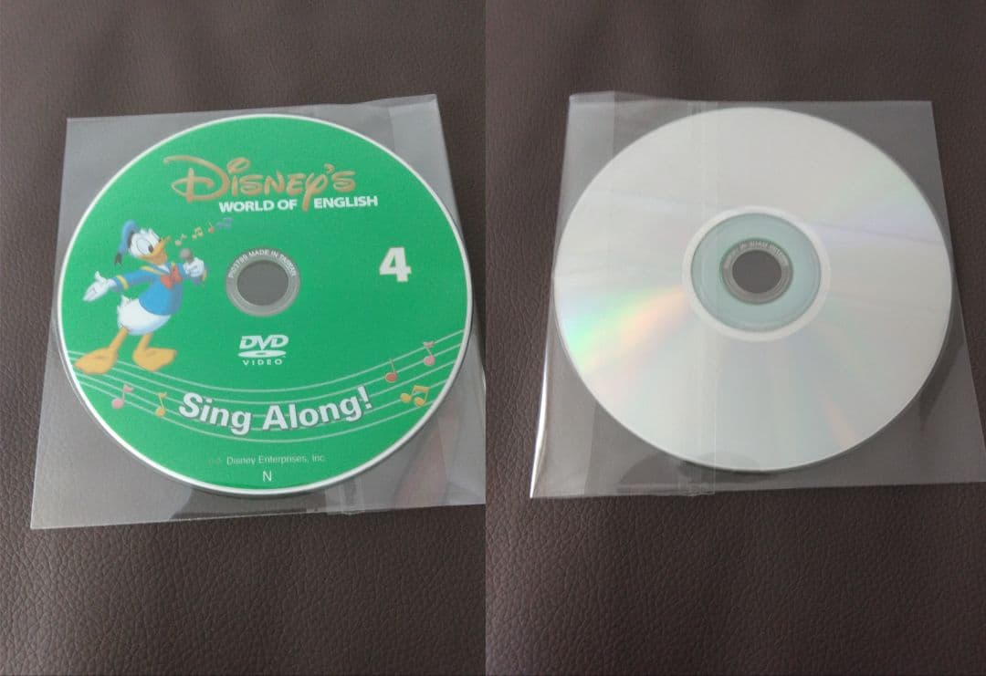 Disney ディズニー Sing along シングアロング DVD CD