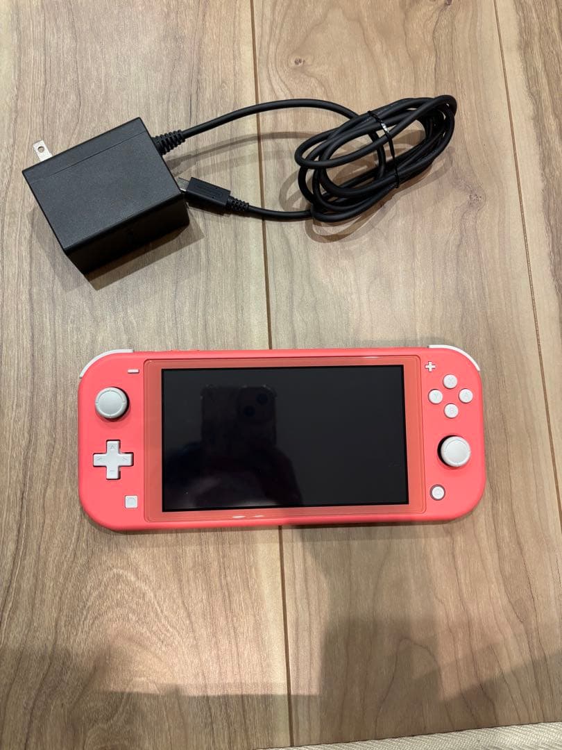 Nintendo Switch Lite ピンク 本体とACアダプター付き