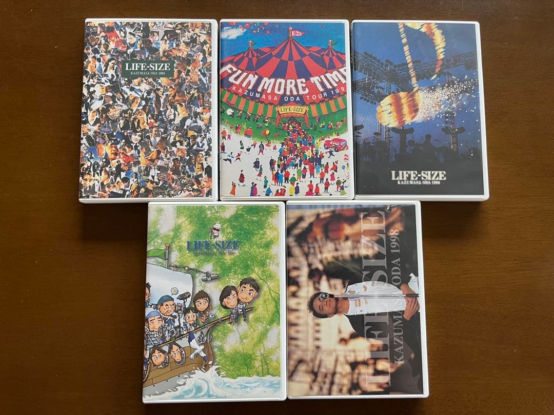 小田和正LIFE-SIZE ライフサイズDVD10枚 1994年〜2003年