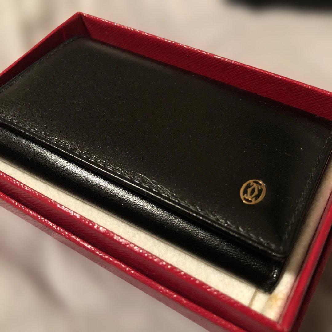カルティエ 6連キーケース ブラック メンズ ゴールド金具 新品未使用