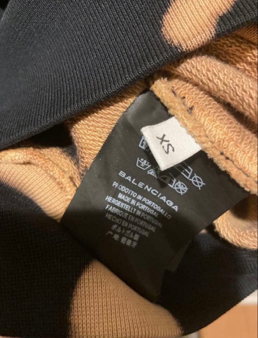 バレンシアガ　ブリーチ　スウェット　XS