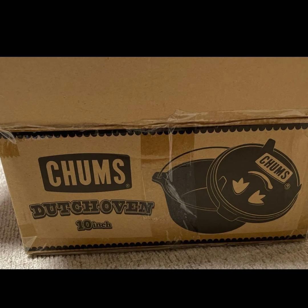 CHUMS チャムス ダッチオーブン 蓋付き 鉄鍋 キャンプ アウトドア