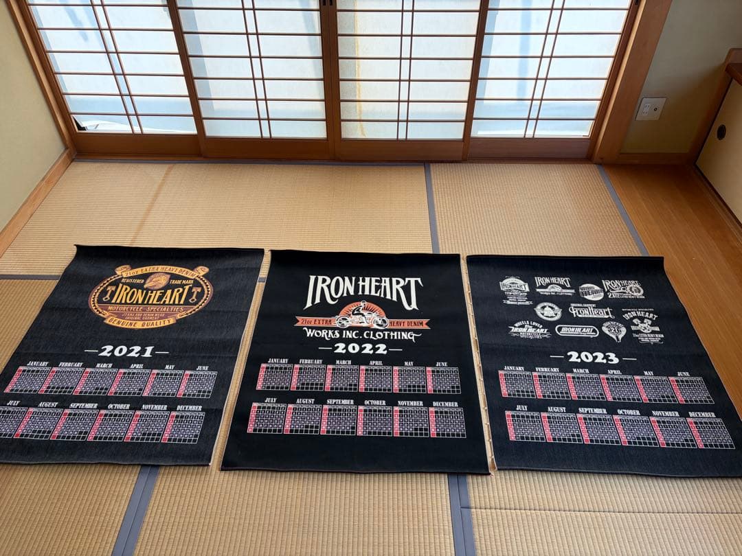 アイアンハート　デニムカレンダー（2021、2022、2023）