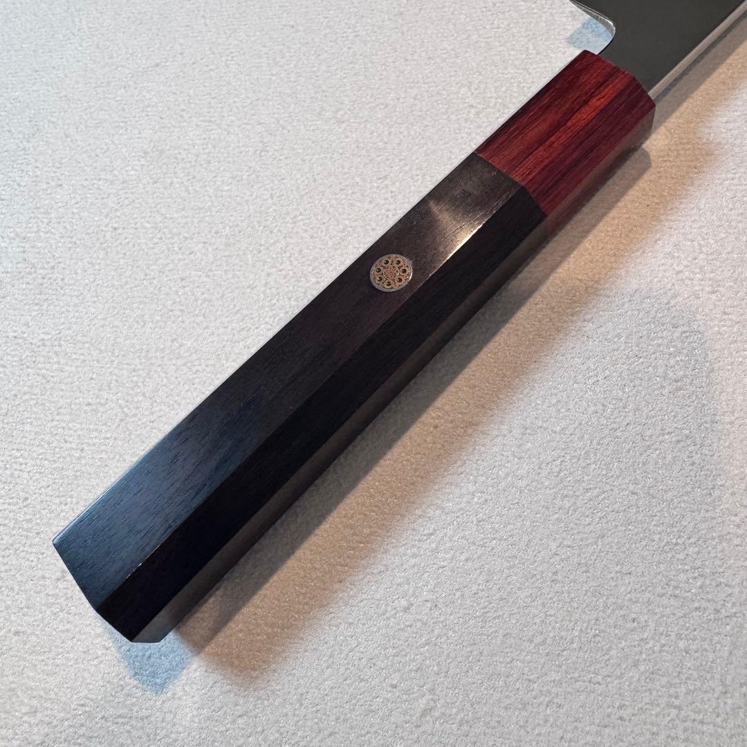270mm 柳刃包丁 鏡面　黒檀紫檀八角柄 刺身包丁 全鋼 和包丁