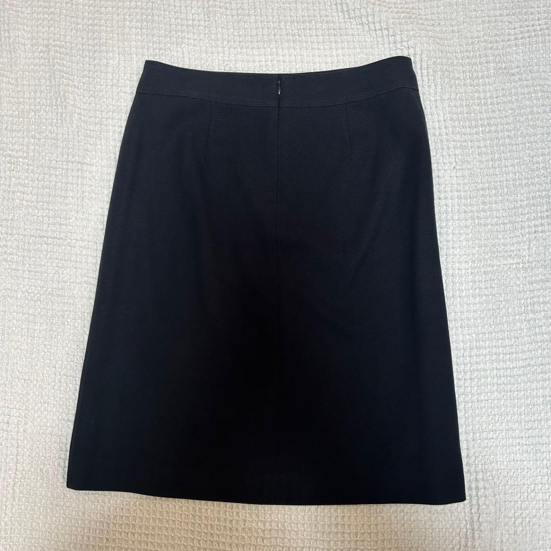 美品✨バーバリーロンドン セットアップ スカート シャドーチェック 40 黒