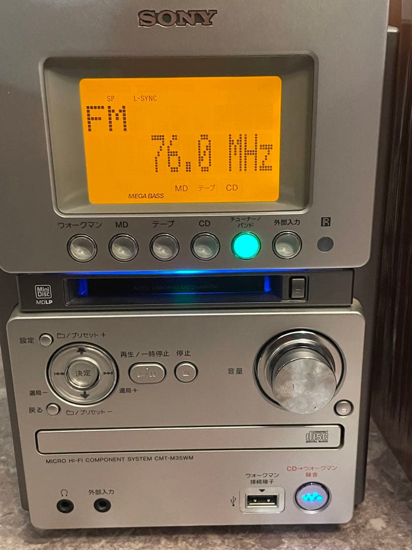 【動作品】SONY ソニー CMT-M35WM　（HCD-M35WM）