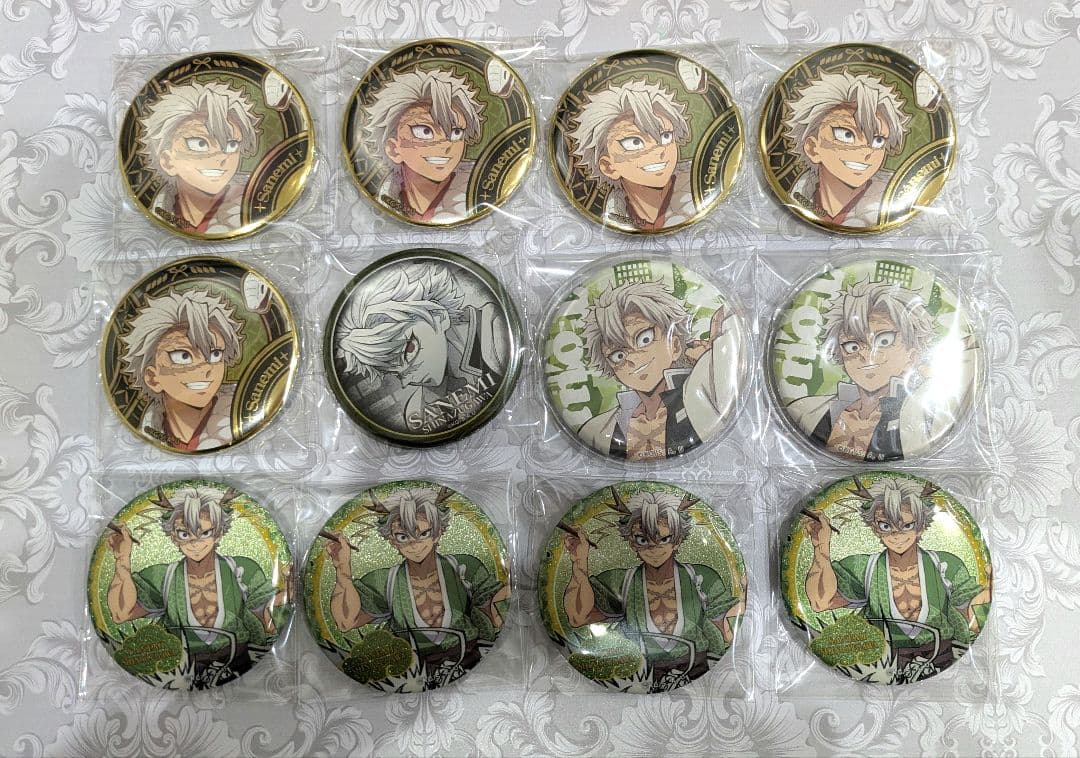 鬼滅の刃 不死川実弥 缶バッジ まとめ売り
