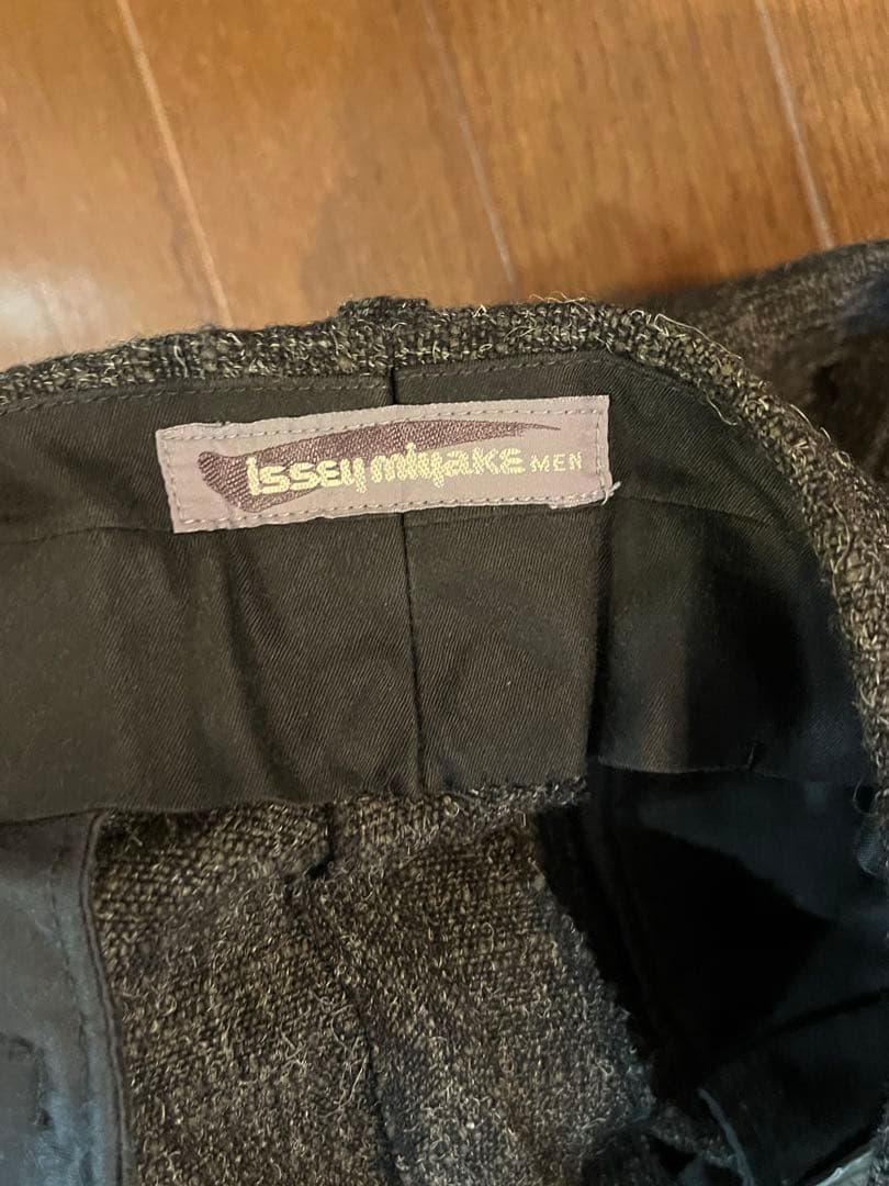 ISSEY MIYAKE MEN 筆タグ 80s イッセイミヤケ ウールパンツ