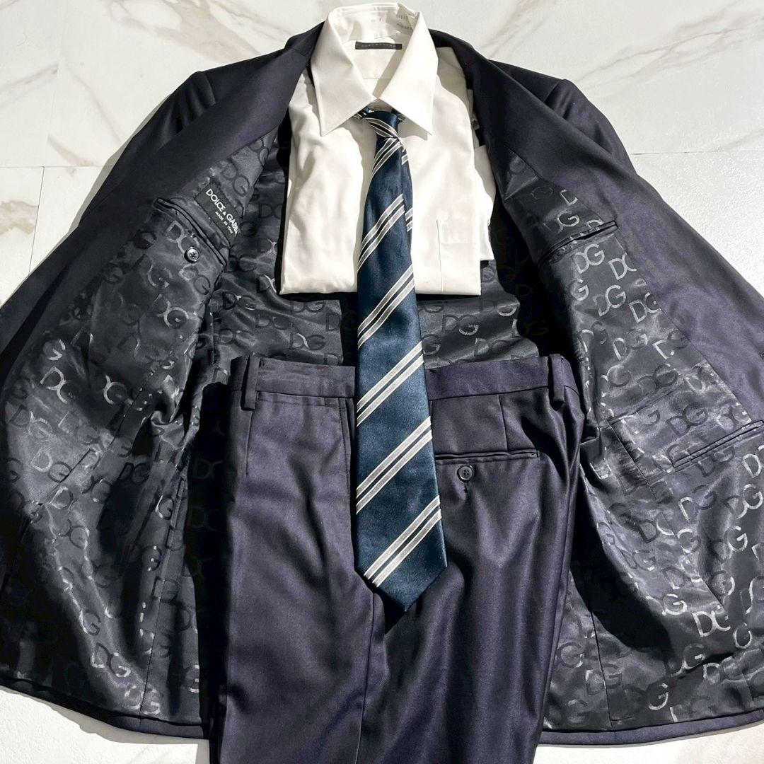 DOLCE＆GABBANA ドルチェ&ガッバーナ セットアップ DG柄 シルク混