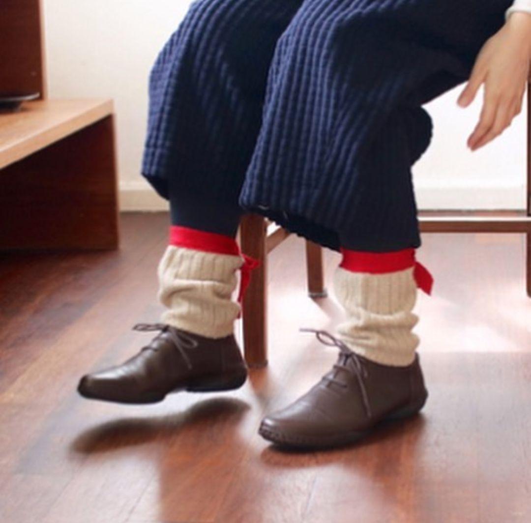 新品　mina perhonen souffle　レッグウォーマー