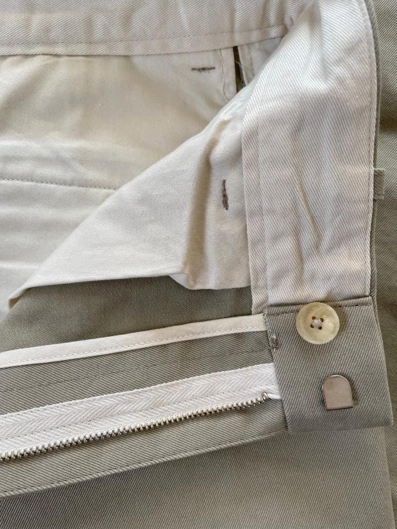 新品 オーラリー WASHED FINX CHINO NARROW PANTS