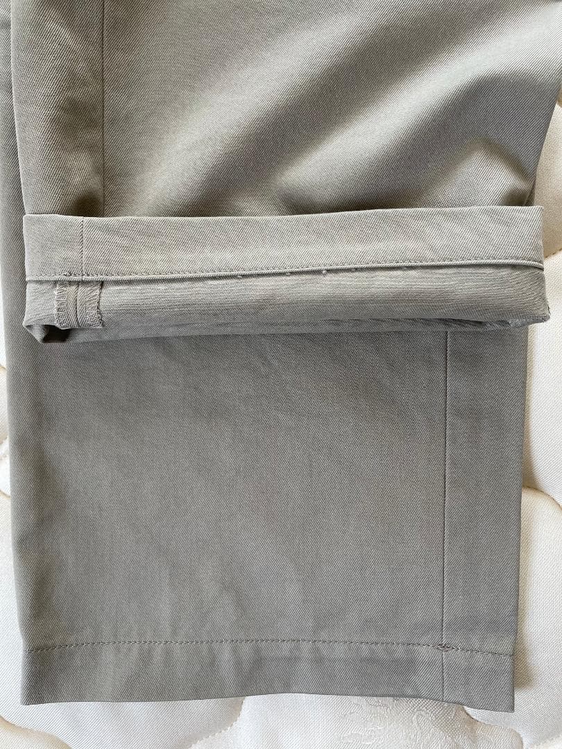 新品 オーラリー WASHED FINX CHINO NARROW PANTS