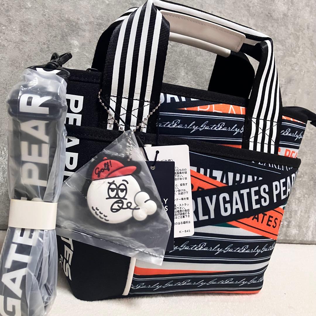 新品タグ付き　パーリーゲイツ　ロゴリボン柄　カートバッグ　2way