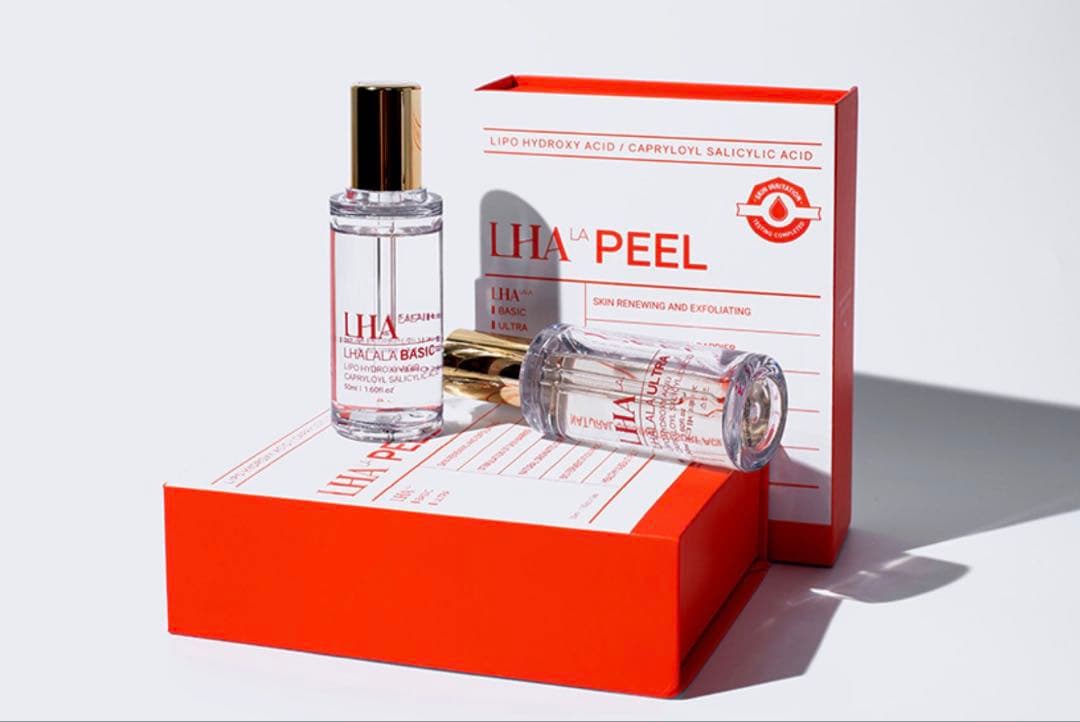 LHA LA PEEL & LHALAクレンザー＆LHALA パック1箱4枚