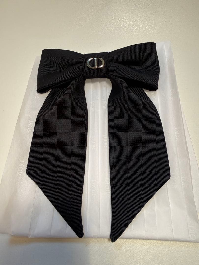 Dior Twist リボンバレッタ　未使用品