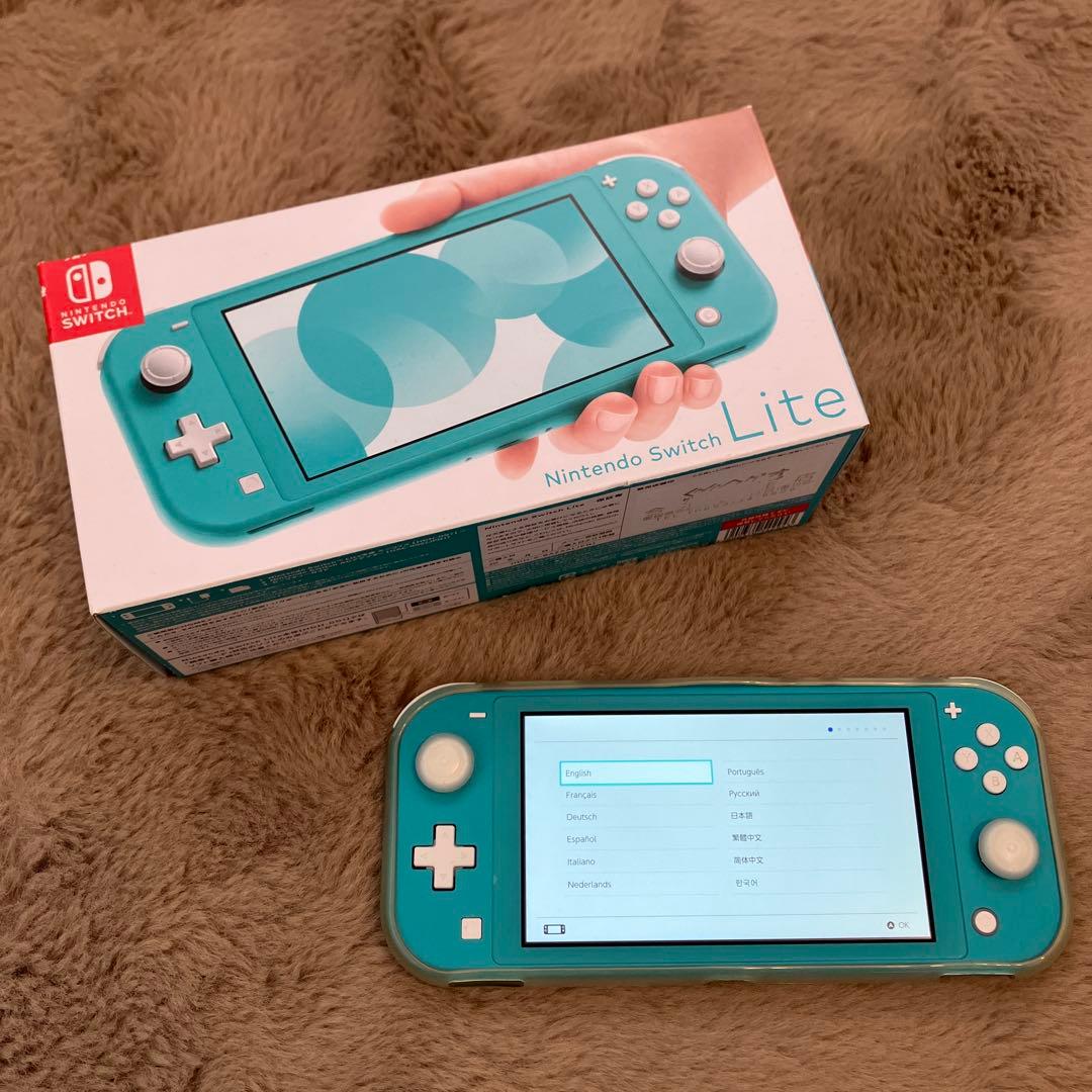 【美品・付属品全てあり】Nintendo Switch Lite ターコイズ