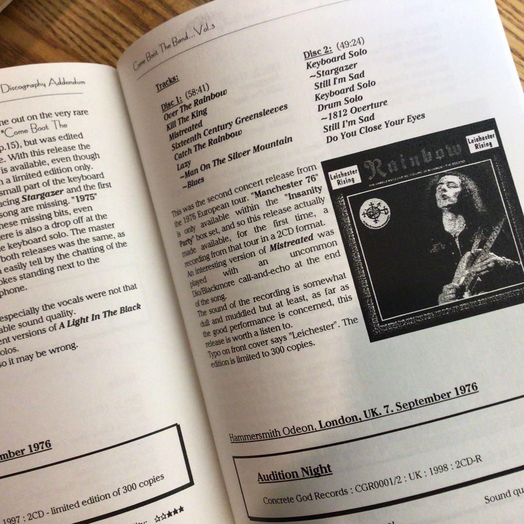 激レア！ディスクガイド！Rainbow / Deep Purple 英語版