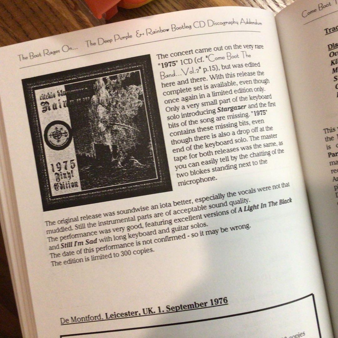 激レア！ディスクガイド！Rainbow / Deep Purple 英語版