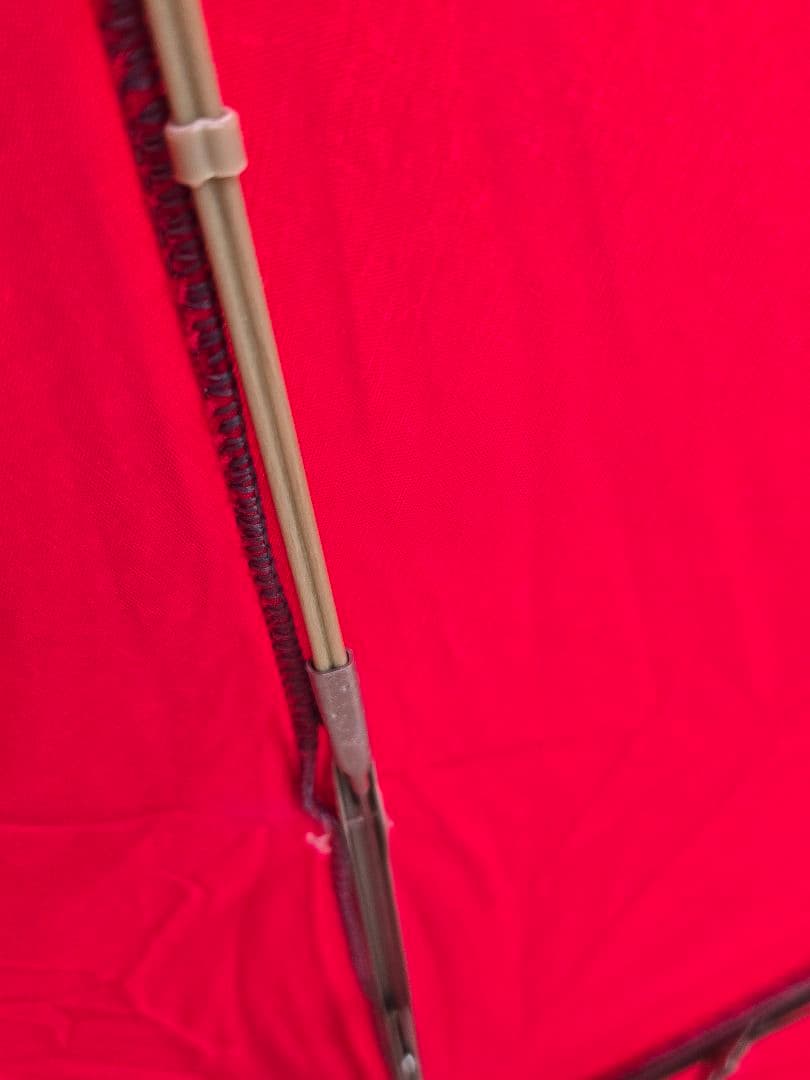 希少チェック柄フリル！ フランスGUY deJEAN ウサギ頭の折りたたみ傘