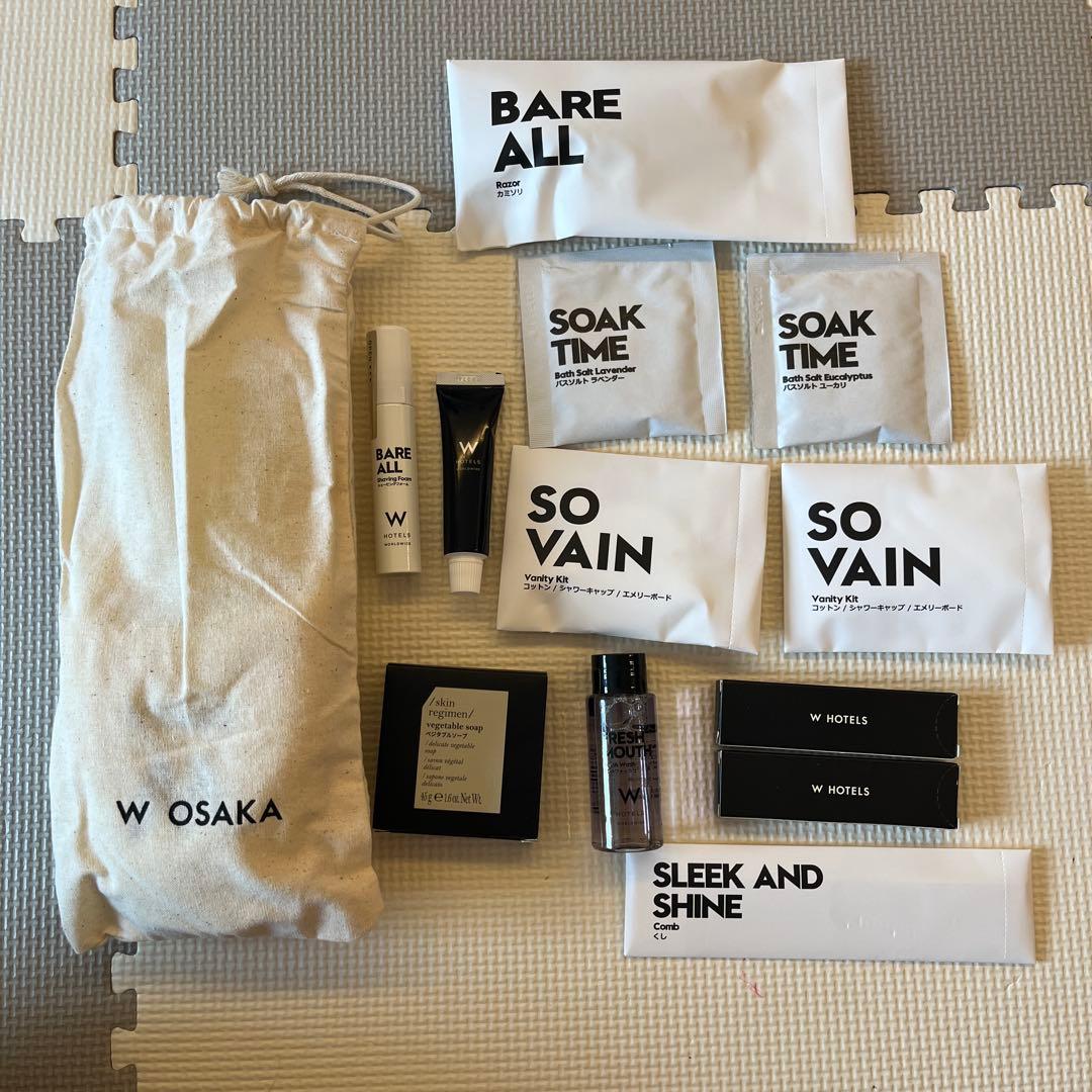 未使用★W大阪アメニティセット