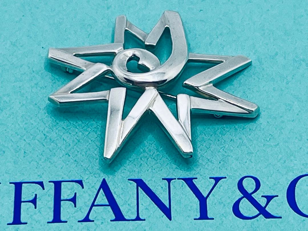 c796 美品　ティファニー　パロマピカソ　スター　ブローチ　シルバー　925