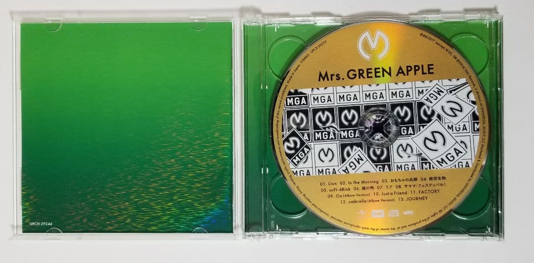 Mrs. GREEN APPLE 2nd アルバム 初回限定盤