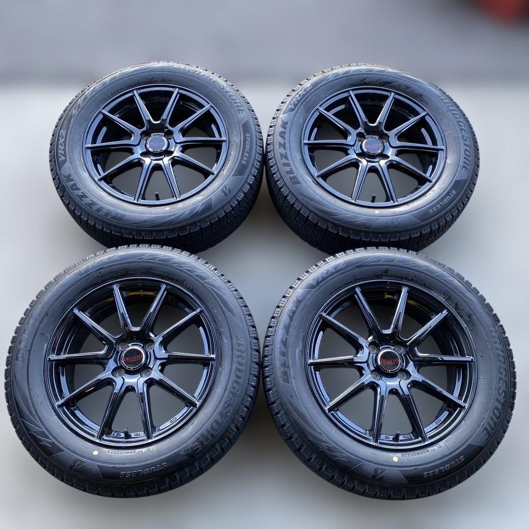 中古バリ溝ブリヂストンスタッドレスセット195/65R16 ライズ、ロッキー