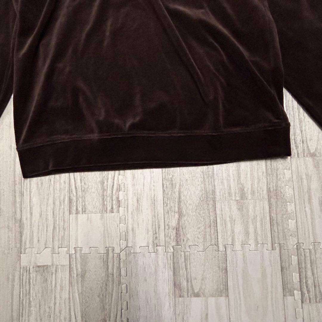 希少 アルマーニ コレツィオーニ ハーフジップ プルオーバー ベロアジャケット