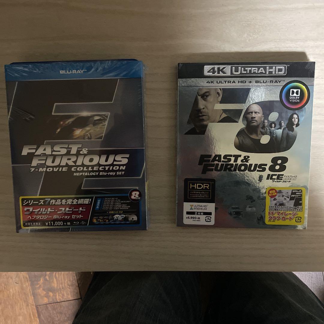 ワイルド・スピード ヘプタロジーBlu-ray ＋８のアイスブレイクの2セット