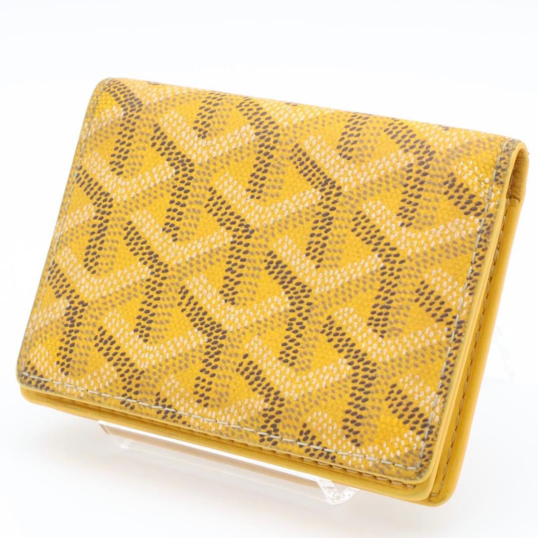 【極美品】GOYARD マルゼルブ　ヘリンボーン　名刺入れ　カードケース