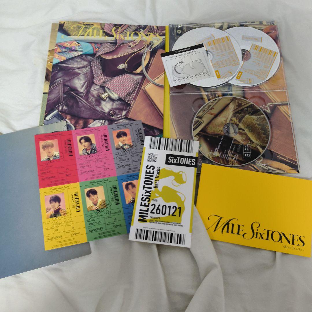 MILESixTONES 初回盤A B 欠品無 ベストアルバム SixTONES