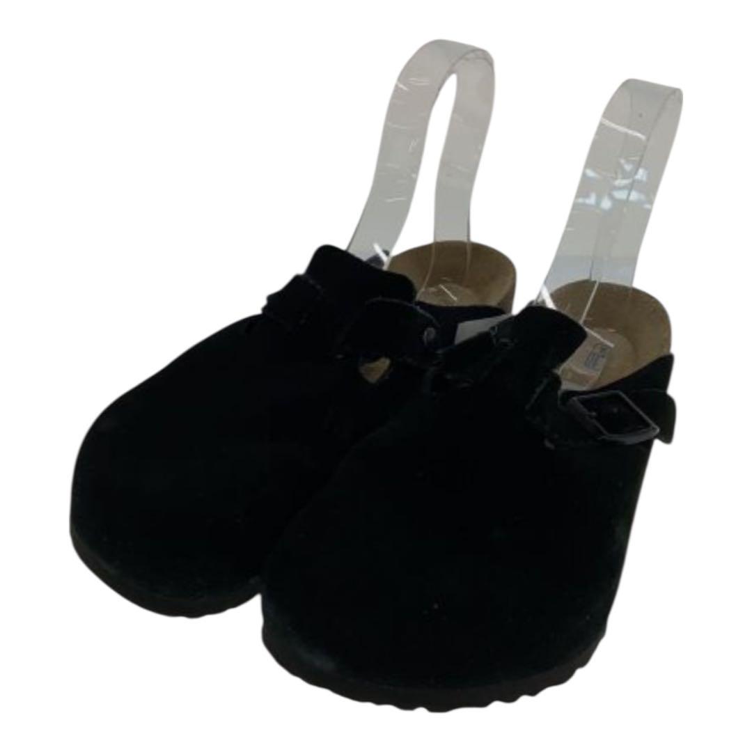 12091 BIRKENSTOCK ボストン 黒 スエード 28cm