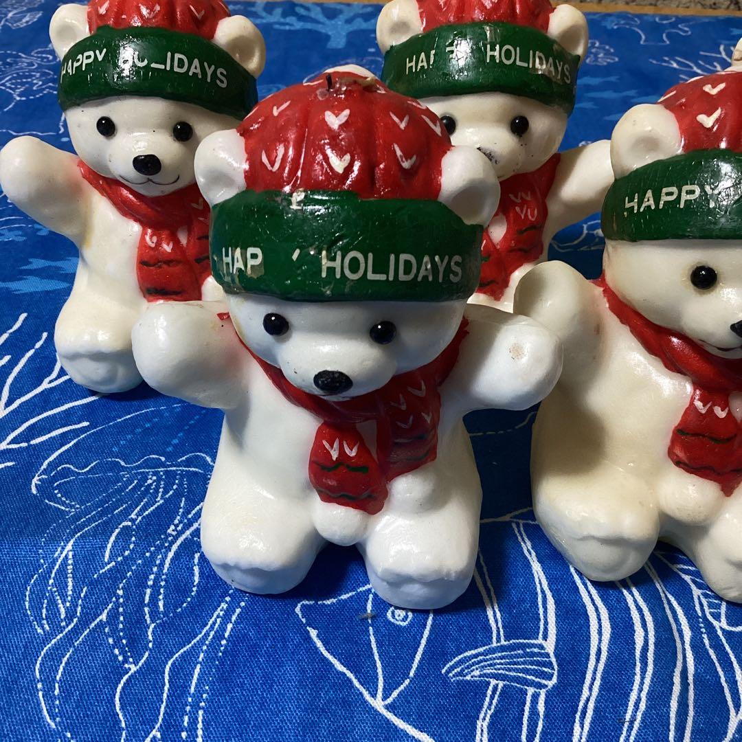 3572ミュージカルキャンドルシロクマ冬