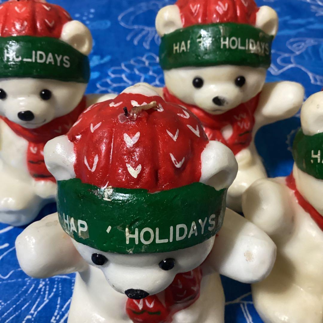 3572ミュージカルキャンドルシロクマ冬