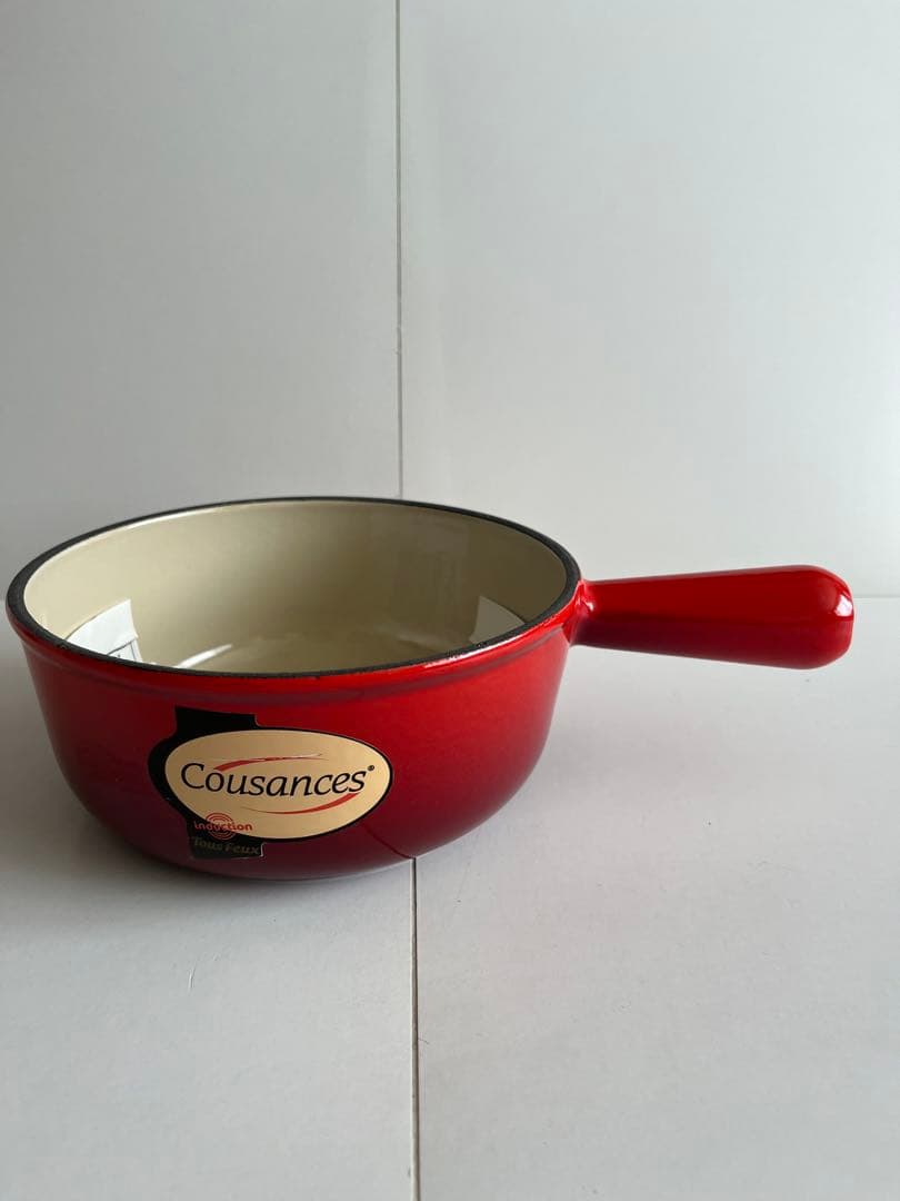 希少　廃盤　クーザンス ミルクパン　ソースパン　18cm レッド